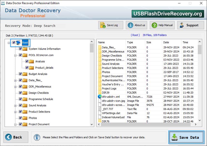 Recovered Data