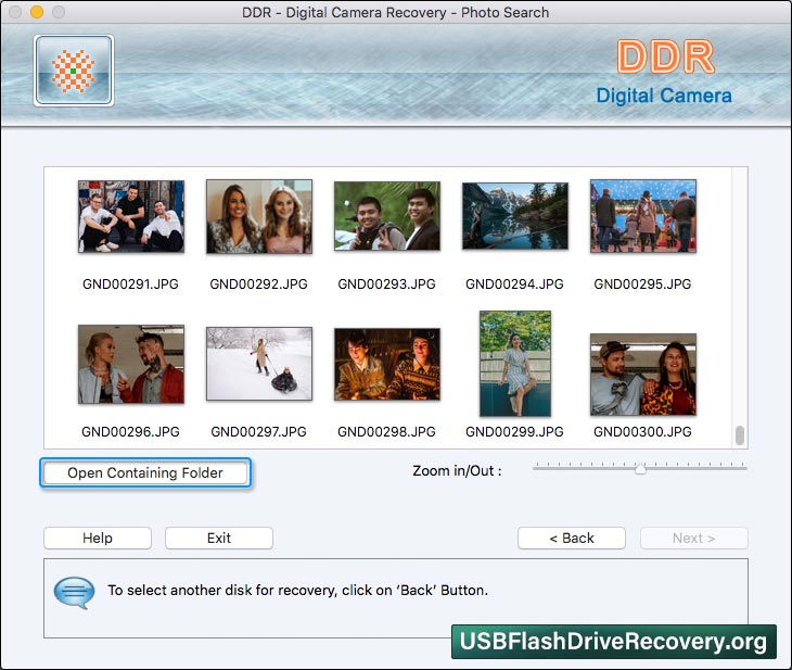  view recovered data