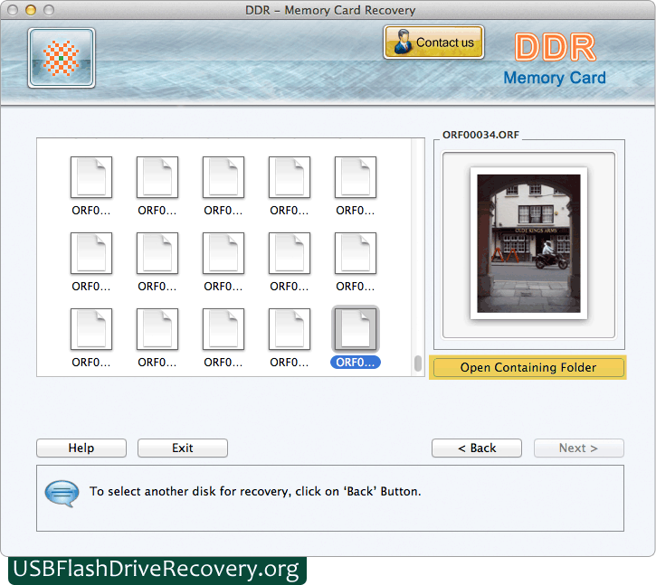 Recovered Data Mac Memory Card Recovery Software