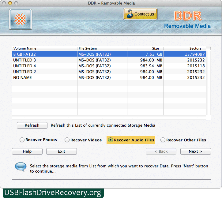 Recover Audio Files Mac Removable Media Data Recovery