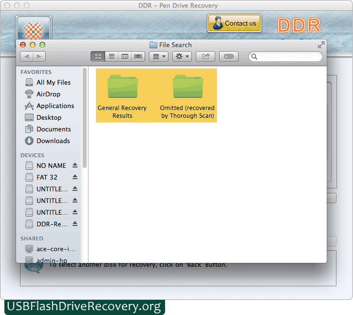 Recovery Results Mac Flash Drive Data Recovery