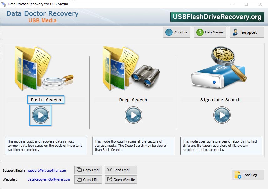 Select recovery modes