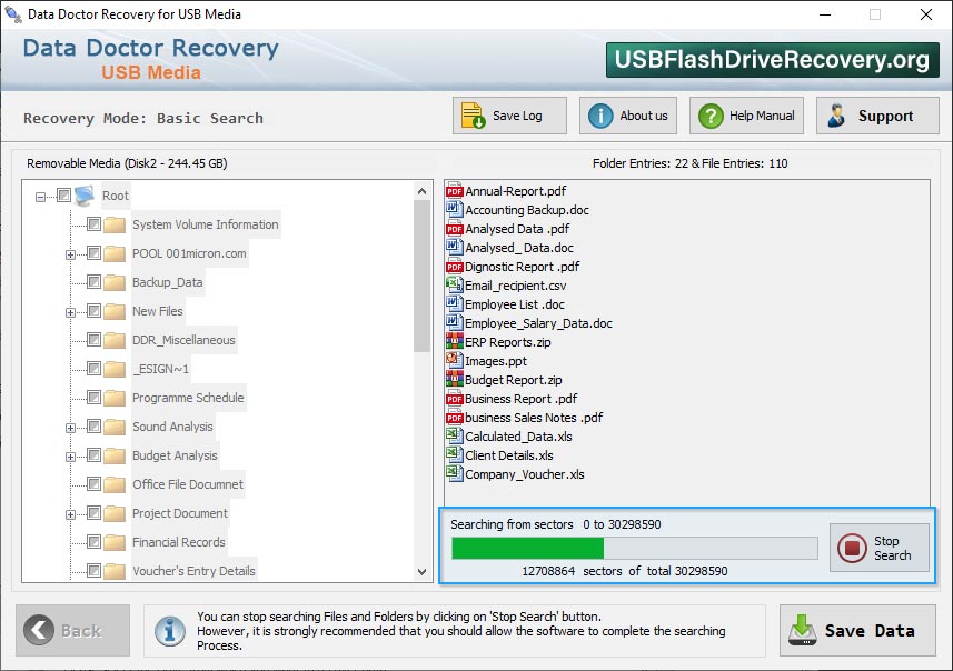 Removable Media Data Recovery